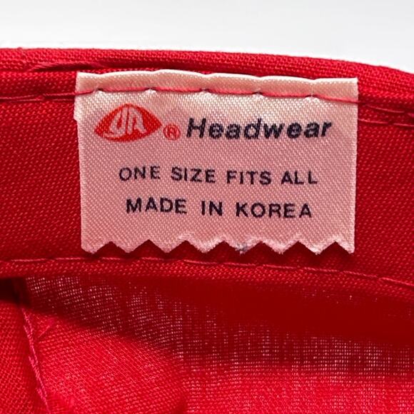 Vintage 80s Townsend Supply Inc Hat Baseball Cap Oxford Arkansas Snapback Red - Picture 8 of 9